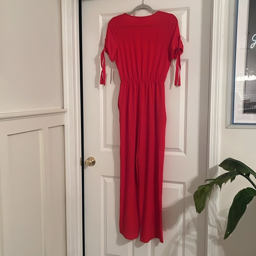 Red Jump Suit - Picture 2 of 3